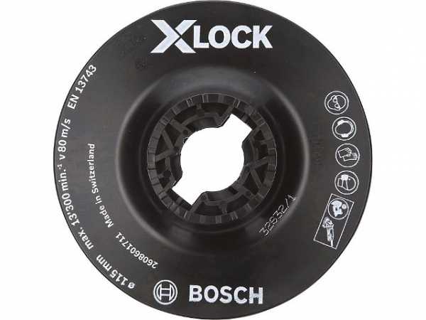 Stützteller BOSCH® medium mitx- Lock Aufnahme Ø 115 mm