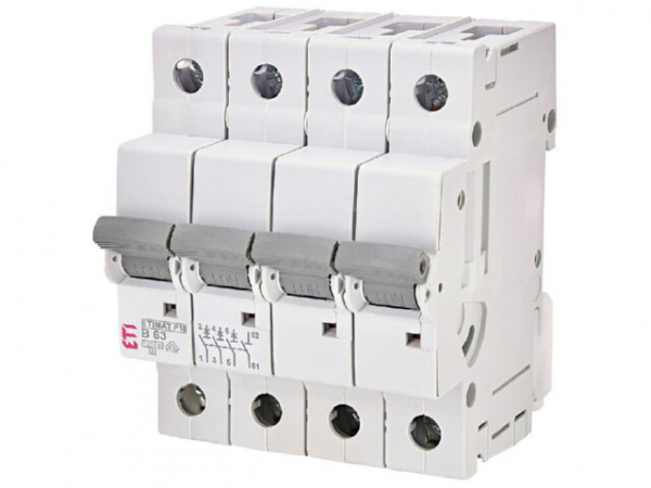 ETI Leitungsschutzschalter ETIMAT P10 3-polig + N, 10kA, B63, REG