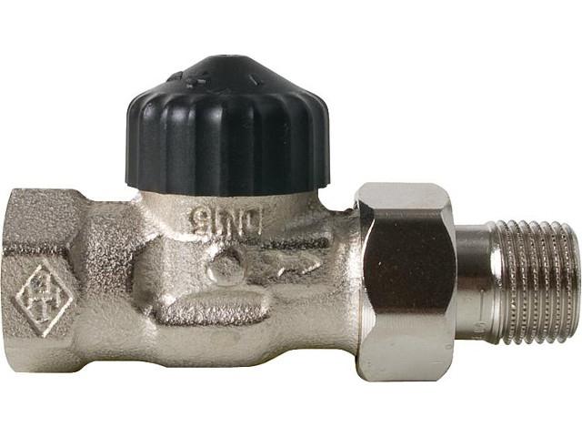 2202-02.000 Thermostatventil Rotguß vernickelt R 1/2''Durchga 2202-02.000 Thermostatventil Rotguß vernickelt R 1/2''Durchga