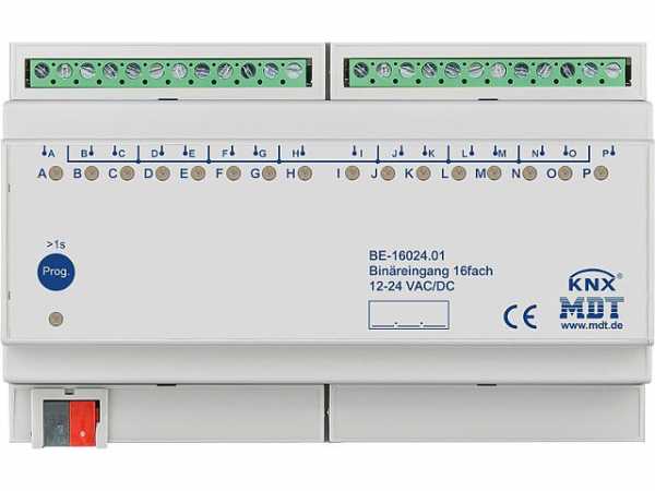 Reiheneinbaugerät MDT 16-fach Binäreingang Eingang 24V AC/DC