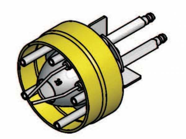 WOLF 248489299 Mischkopf COB 40 kpl. mit 5 Düsenrohren(ersetzt Art.-Nr. 2484892, 2484643,248464399)