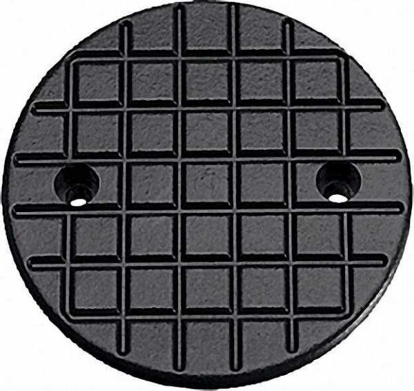 Gummi-Hebebühnen-Auflage Ausführung rund, schwarz D=120mm außen