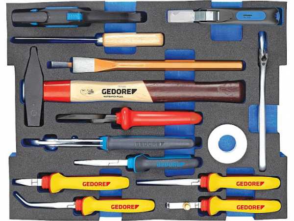 Werkzeugsatz GEDORE 15-teilig, Elektriker für L-BOXX 136