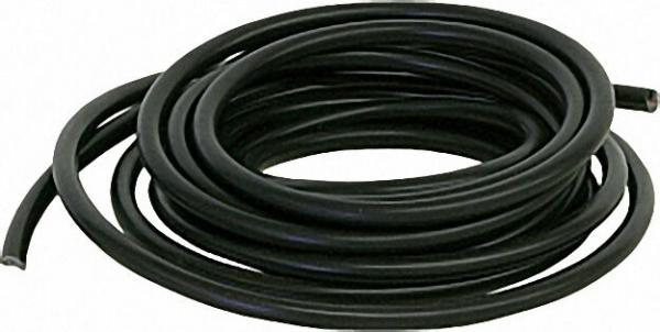 Zubehörteile für Zündtrafos Zündkabel schwarz, PVC 1 Meter
