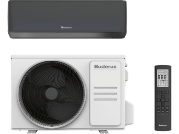 Buderus Logacool AC186i.3 3,5kW Singlesplit-Klimagerät Wandgerät Weiß Heizen/Kühlen/Entfeuchten Set