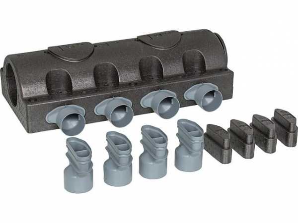 Luftverteiler Set 2x4 Systemkanal RR75 inkl. Übergangs- adapter Typ: LV-SYK-2x4-Set