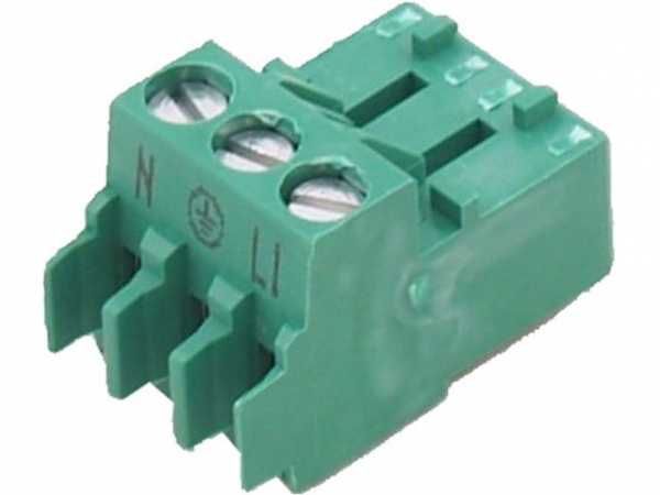 WOLF 2794070 Gegenstecker 3-polig grün