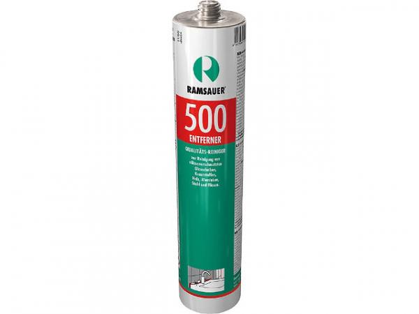 Ramsauer Silikonentferner 500 Silikonlöser von Glasscheiben, Kunststoffen, Holz, Aluminium, Stahl, Fliesen, 300 ml Kartusche