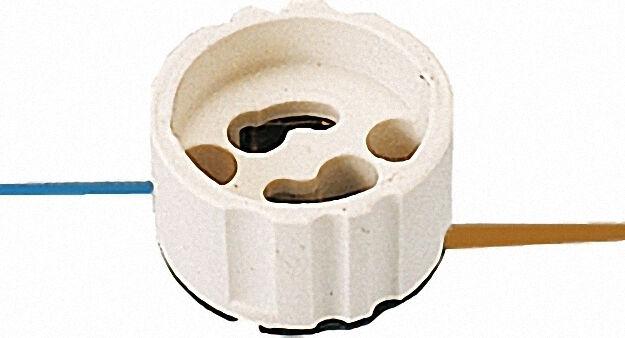 Hochvolt-halogen-fassung Sockel GZ/GU10 VPE = 5 Stück Hochvolt-halogen-fassung Sockel GZ/GU10 VPE = 5 Stück