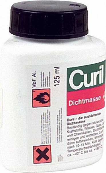 Curil-C-Dichtungsmasse flüssig - mit Pinsel 125 gr NICHT FÜR GAS ZUGELASSEN!