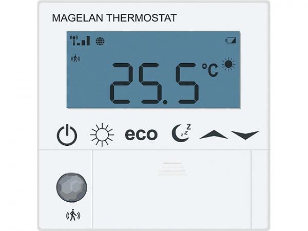 Blossom-ic AT-3545 Funk-Raumthermostat Magelan Batterieversion AA 1,5V für Magelan Kesselregler