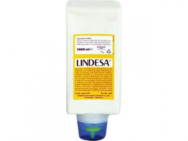 Hautschutz-und Pflegecreme Lindesa, 1000ml Varioflasche