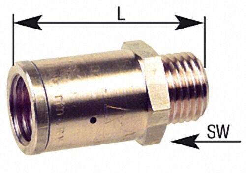 Druckreduzierventil 1/4''IG x 1/4''AG max. Eingangsdruck 15 bar konst. Ausgangsdruck 5,0 bar