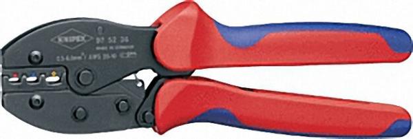 Crimp-Hebelzange für isolierte Kabelschuhe von 0,5 - 6 qmm