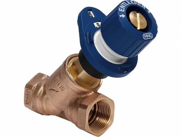 Strangregulierventil Honeywell Kombi-3-Plus, V5010Y DN32(11/4')IG, blau