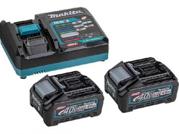 Akku-Set Makita 40 V mit 2x 4,0 Ah Akkus und Ladegerät