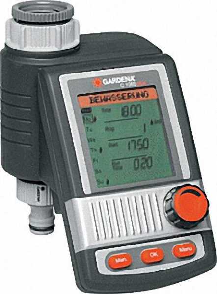 GARDENA Bewässerungscomputer C1060 plus Für Wasserhähne mit 26,5mm(G3/4) und 33, 3mm (G1) Gewinde