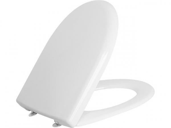 Geberit WC-Sitz Duroplast, weiß, 370x455 mm, für Standard-WC, Befestigung von unten