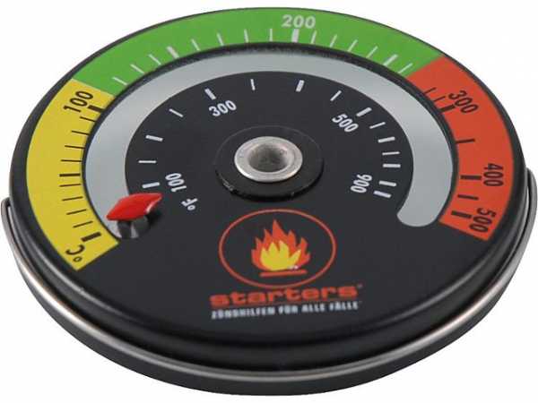 Rauchgasthermometer mit Magnet- befestigung