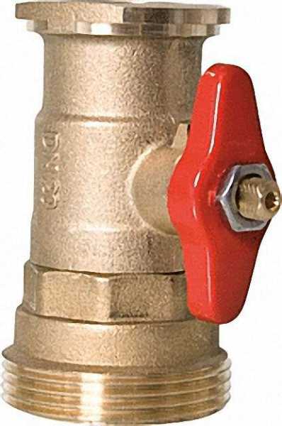 Kugelhahn mit 1'' Flansch und 1 1/2'' AG