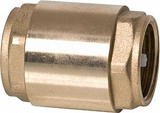 Rückschlagventil aus Messing mit Metalleinsatz und Vitondichtung 1 1/4 Rückschlagventil aus Messing mit Metalleinsatz und Vitondichtung 1 1/4