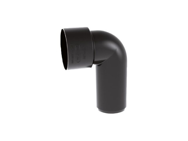 SiTech+ Siphonbogen DN32 11/4 90 Grad kurze Ausführung