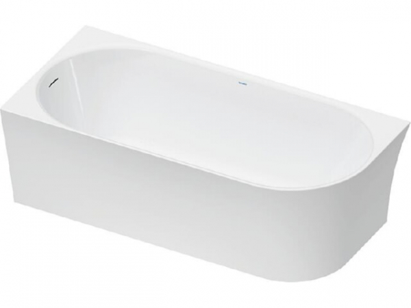 Badewanne Duravit DuraSenja Ecke links , Oval,1700x800x585mm,Acryl