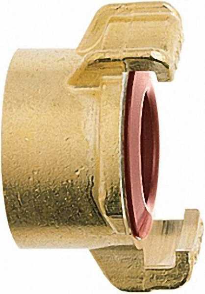 GEKA plus Gewinde-Stück für Trinkwasser, 1/2'', IG, Messing