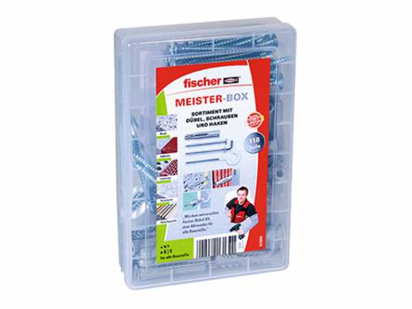 Fischer 513894 Meister-Box UX mit Schrauben und Haken