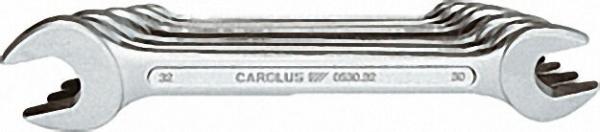 CAROLUS Doppel-Maulschlüssel- Satz, 8-tlg., 6 x 7 - 20 x 22