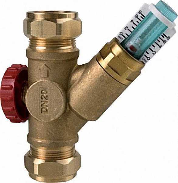 WATTS INDUSTRIES Abgleichventil WattFlow OL beidseitige Klemmverschraubung SRVOL-KVSR DN 20 22mm, 2-