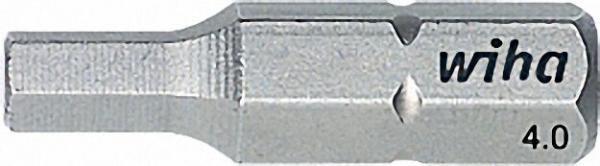 WIHA Standard-Bit, Sechskant, Form C 6, 3. Typ 7013 Z 10,0x 25