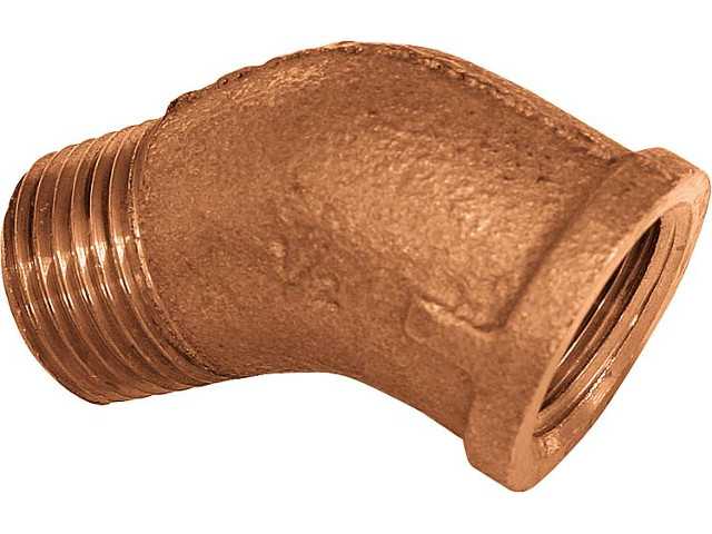 Serie 4090G 10 mm x 3//8/" Lötfitting Rotguss Winkel 90° mit 1 Innengewinde