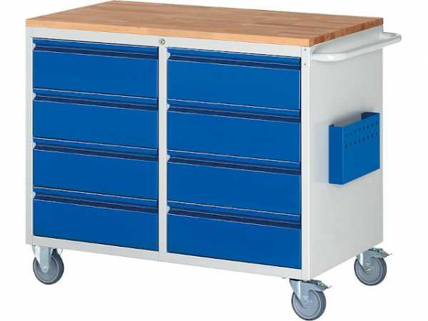 Montagewagen Serie BASIC-7 mit Buche-Top