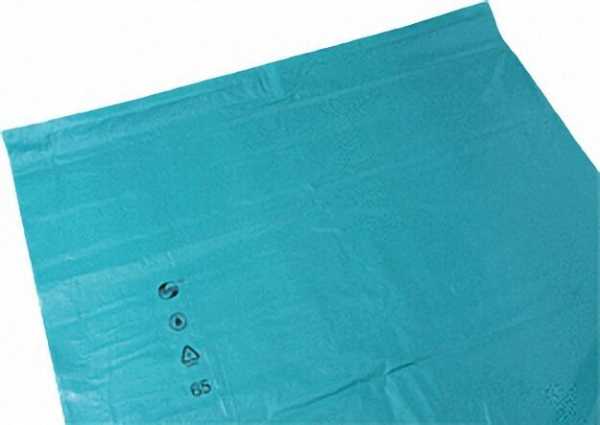 Abfallsack Premium 240 Liter Größe 650+550x1350x0,06mm VPE = 100 Stück