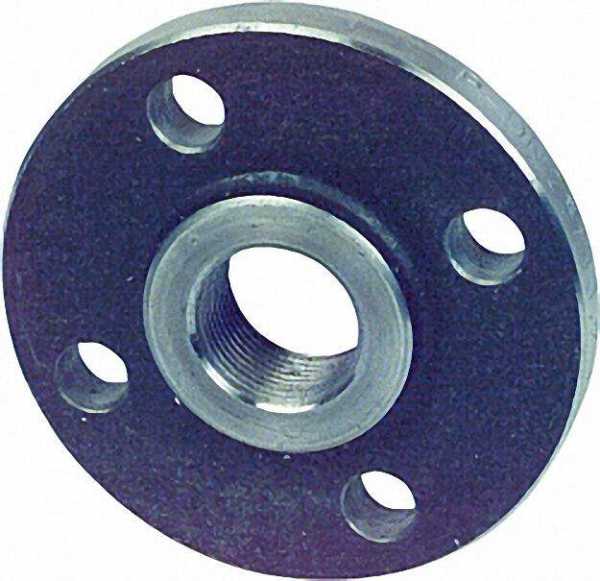 Gewindeflanschen EN 1092-1 PN 10/16 / 3/4'' 4-Loch, Edelstahl schwarz