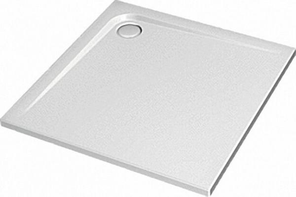 Rechteck-Brausewanne ULiter Flat, 1200 x 1200 x 47mm weiß