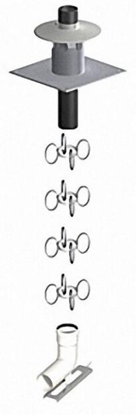 Kunststoff-Abgassystem (raumluftabhängig) Basis Set 3 - DN 60