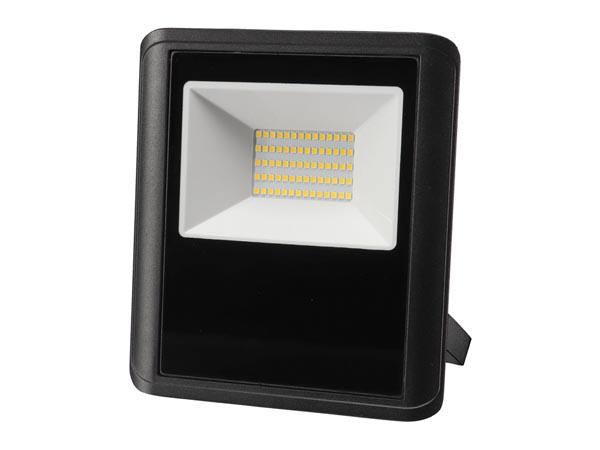 LED Außenstrahler 50 W Neutralweiß Schwarzes Gehäuse