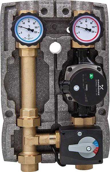 Heizkreisset Easyflow DN25 3-Wegemischer mit Stellmotor, Grundfos UPM3 Heizkreisset Easyflow DN25 3-Wegemischer mit Stellmotor, Grundfos UPM3