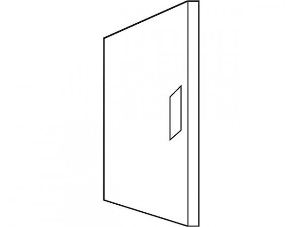 Kleinverteiler-Türe,1-Reihig, passend zu A12A, Aufputz