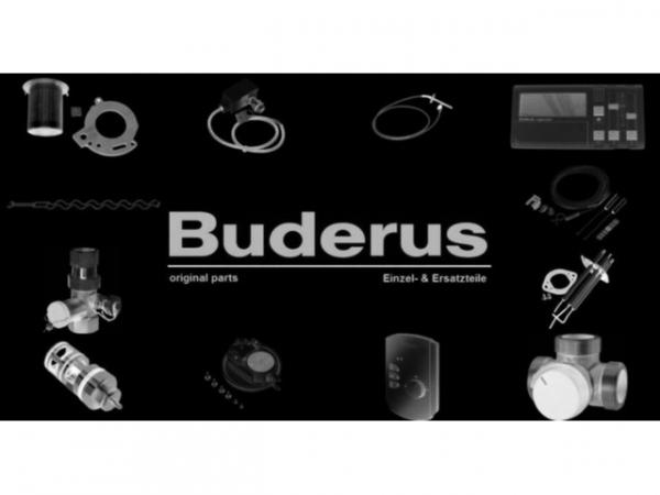 Buderus 7098527 Regenkappe DN140/125, 25-55Grad rot