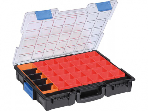 Kleinteilekoffer EuroPlus Pro >,K<,44.76/36, sw.