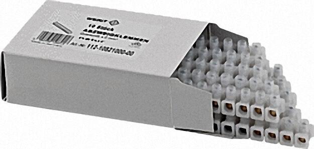 Dosen-klemmleiste PVC 12 tlg. 4mm² 1 VPE 10 Stangen Dosen-klemmleiste PVC 12 tlg. 4mm² 1 VPE 10 Stangen