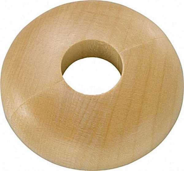 Holz-Einzelrosette Typ Schwarzwald Ahorn - 19mm