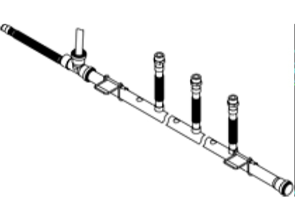 Viessmann Kondenswasser-Sammelleitung 3-fach, Set für Dreikesselanlage, passend für Viessmann Heizsysteme ZK02632