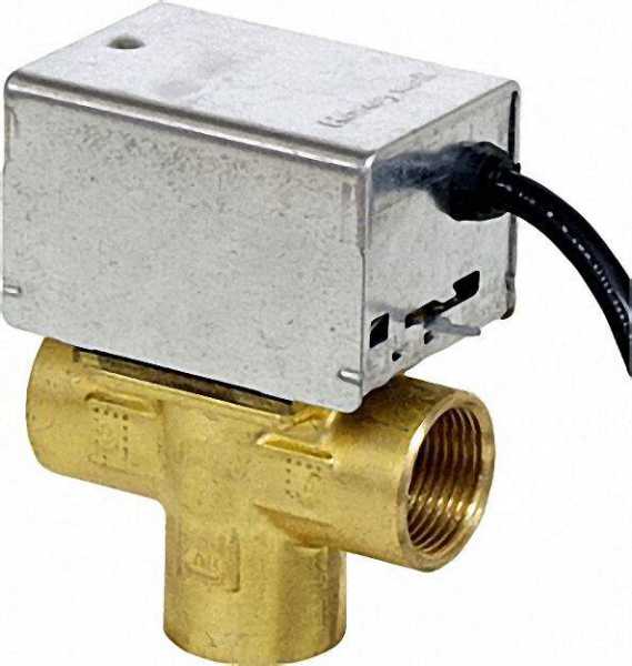 HONEYWELL Dreiwegezonenventil V 8044 C 1065 B, mit Handverst. 1'', 24 V, 50/60 Hz, 6 W