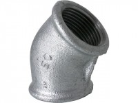 Paar 1/2" BSP Stecker Auf Buchse 45 ° Winkel schwarz Eisen Rohrverbindungsstücke Gas Anschluss 