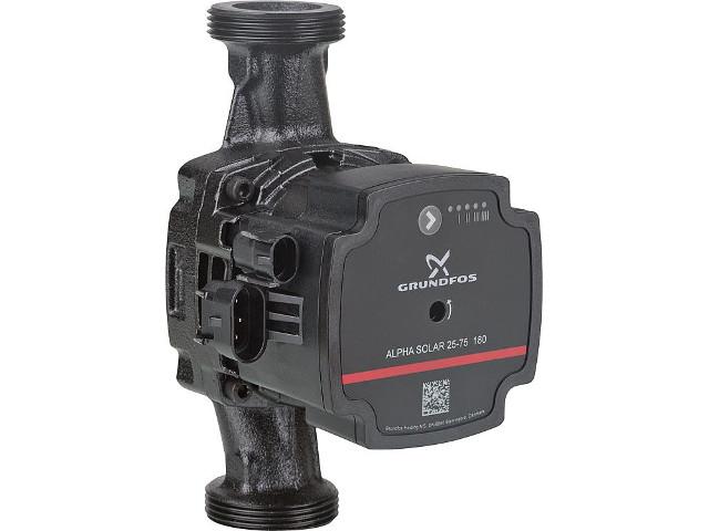 Umwälzpumpe Grundfos Alpha Solar 25-75, DN25(1'), PN10, 230V, Baulänge Umwälzpumpe Grundfos Alpha Solar 25-75, DN25(1'), PN10, 230V, Baulänge