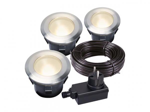 GARDEN LIGHTS LARCH SET AUßENEINBAULEUCHTE 12 V 30 lm 1 W 3000 K